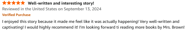 Review 5-star review for "Sentenced" book.